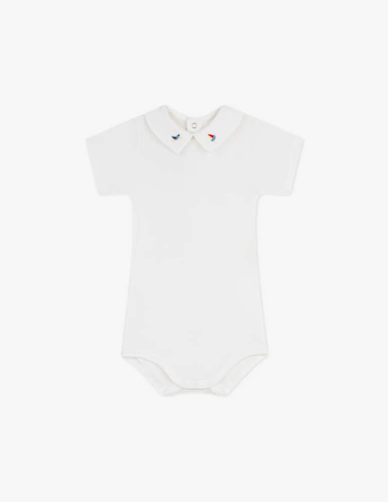 Petit Bateau Collared polo bodysuit - picture 1 Petit Bateau Collared polo bodysuit - picture 1