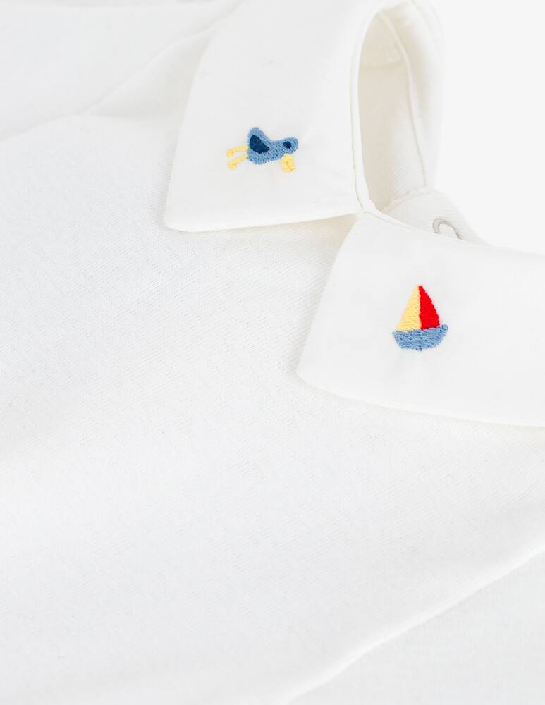 Petit Bateau Collared polo bodysuit - picture 3 Petit Bateau Collared polo bodysuit - picture 3