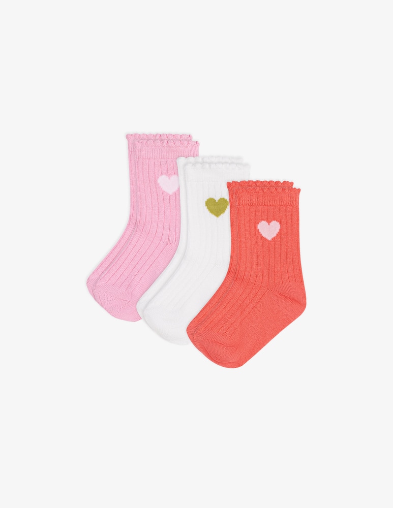 rinascente Petit Bateau Heart motif socks set