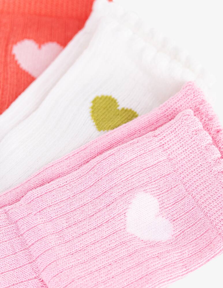 rinascente Petit Bateau Heart motif socks set