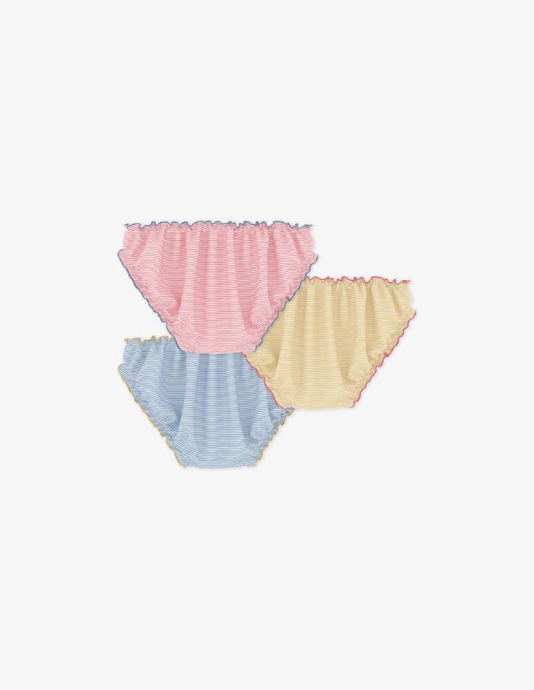 rinascente Petit Bateau Striped ruffle culottes
