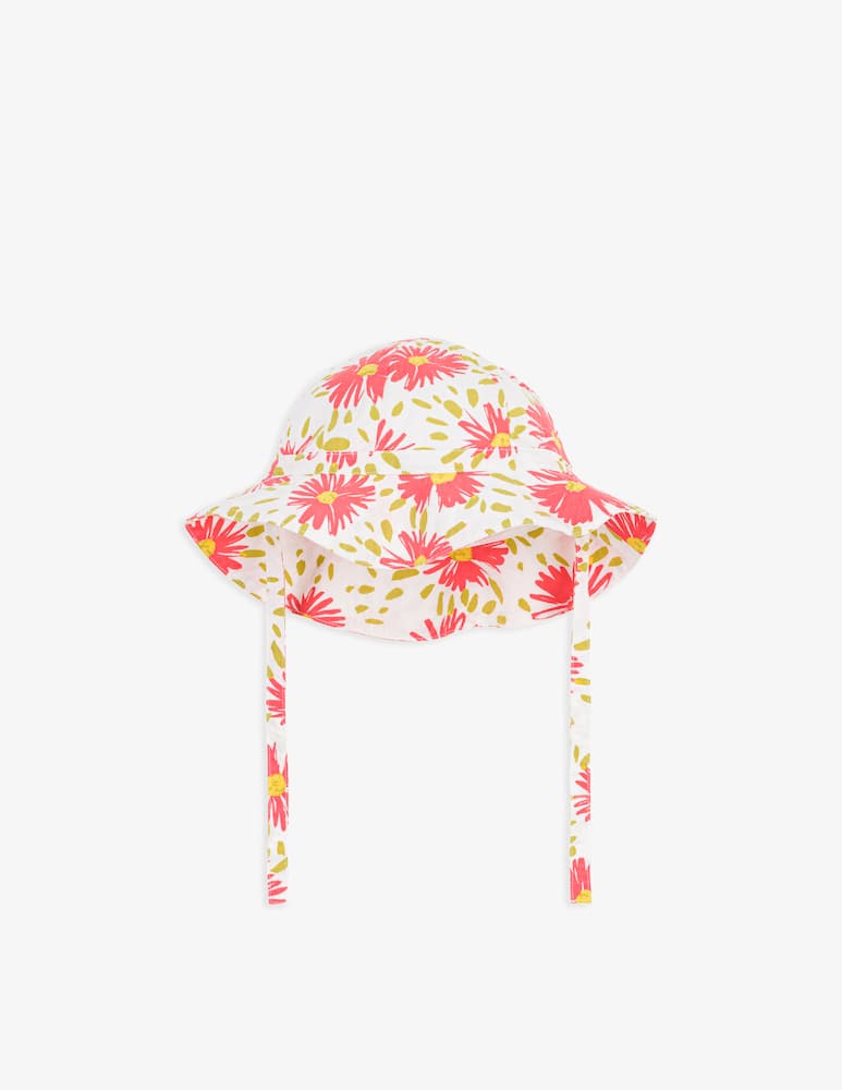 rinascente Petit Bateau Floral capeline hat