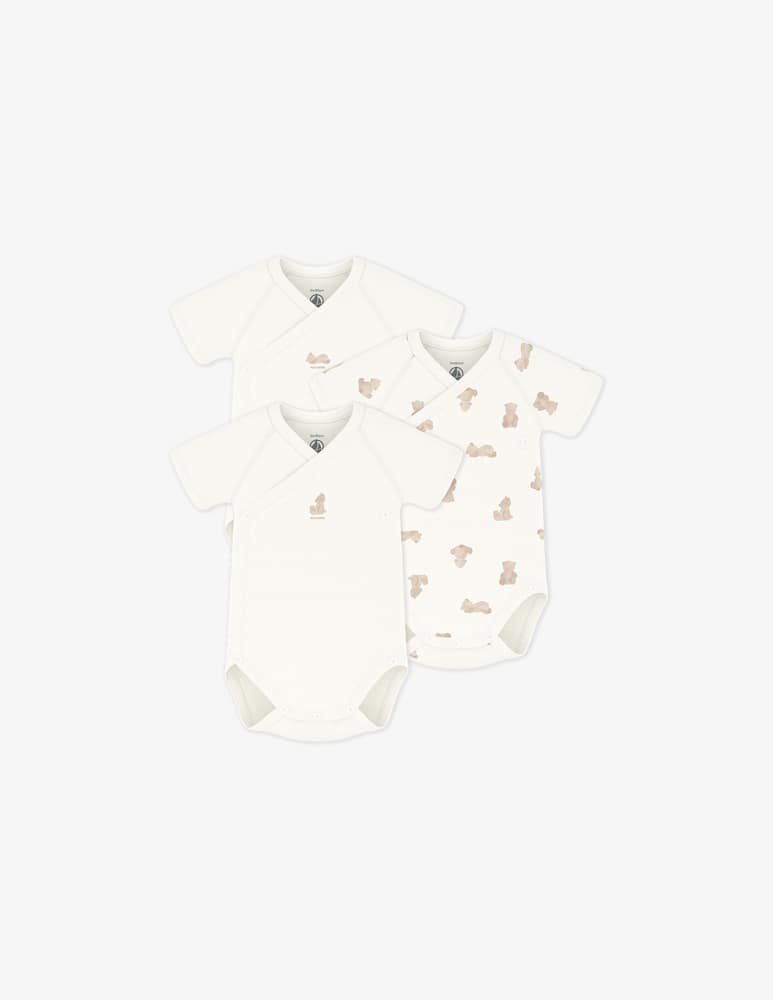 rinascente Petit Bateau Bodies cotone manica corta set 2