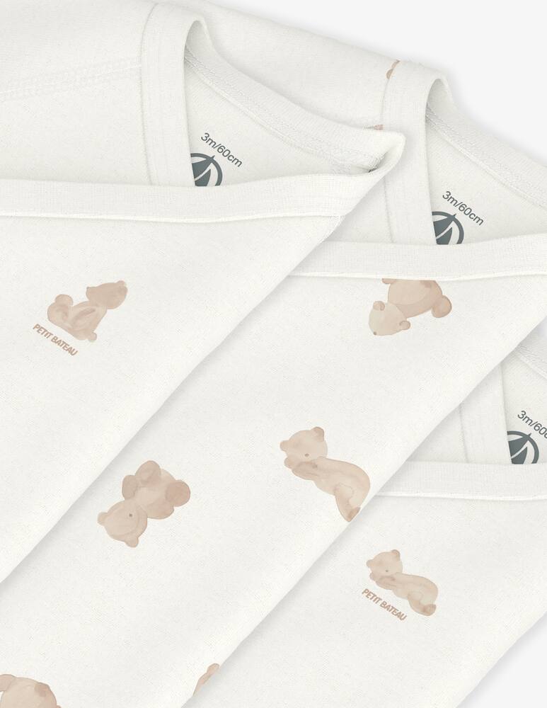 rinascente Petit Bateau Bodies cotone manica corta set 2