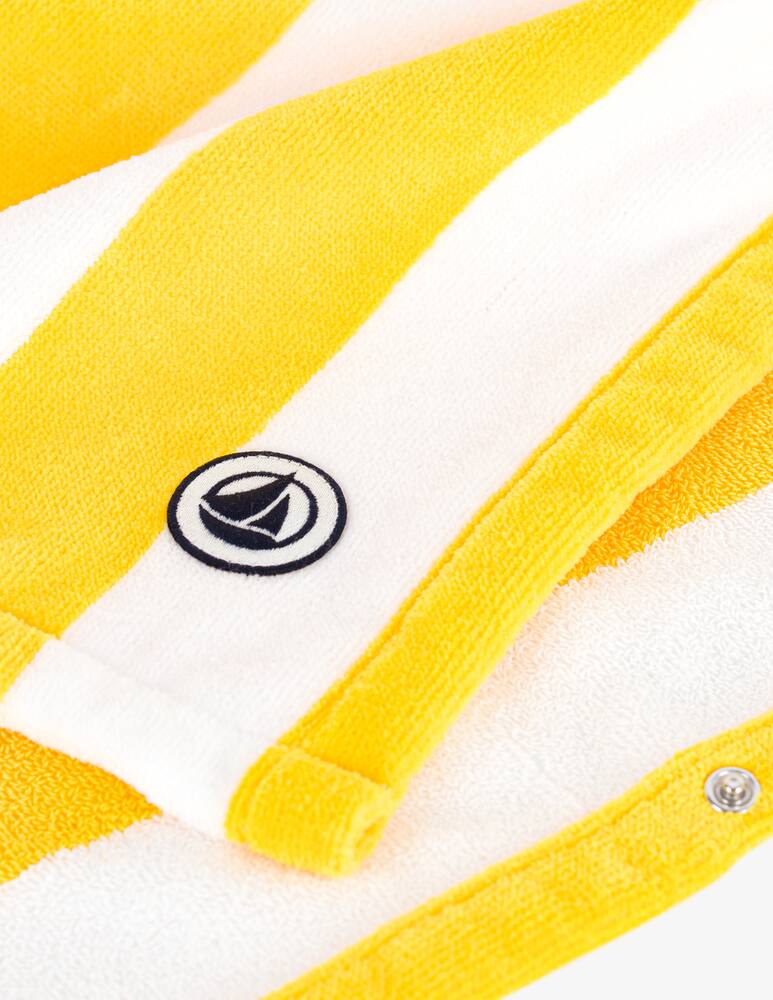 rinascente Petit Bateau Striped hooded poncho