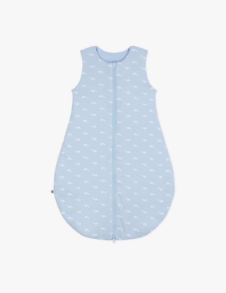 rinascente Petit Bateau Whale print sleeping sack