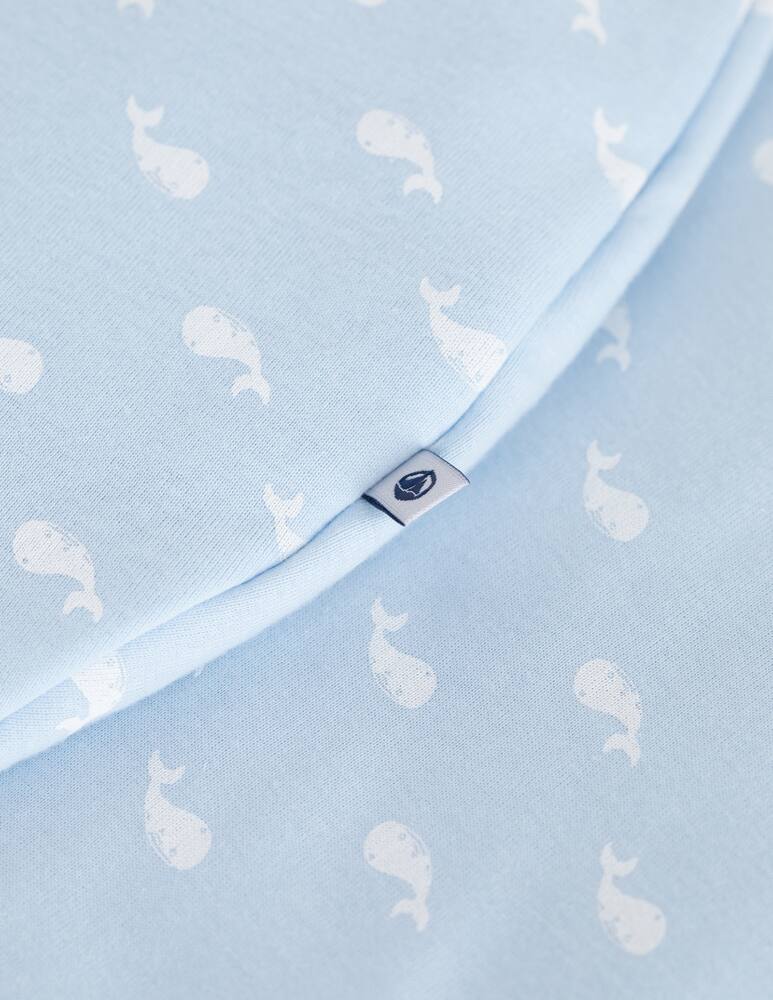 rinascente Petit Bateau Whale print sleeping sack