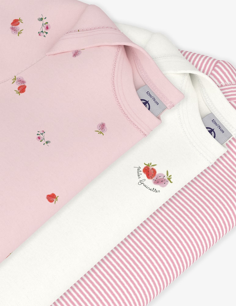 rinascente Petit Bateau Set 3 body neonato 