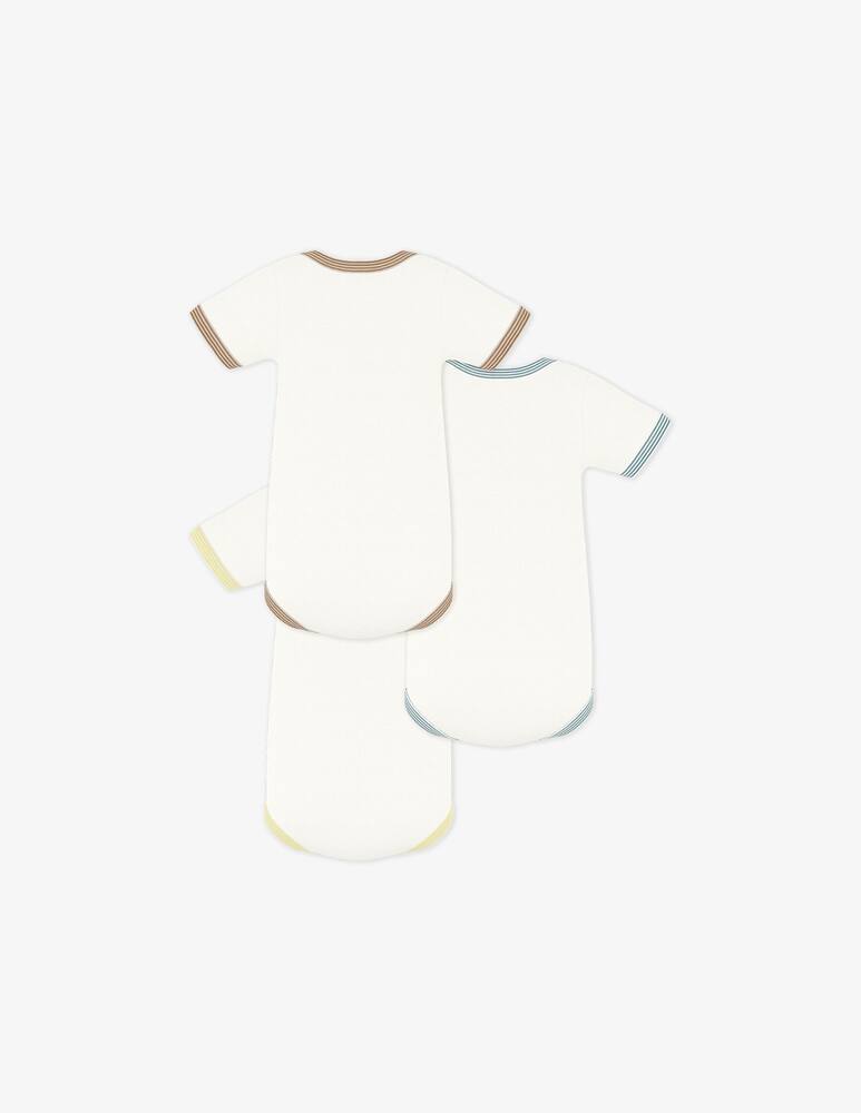 Petit Bateau Animal print 3 bodies - picture 2 Petit Bateau Animal print 3 bodies - picture 2