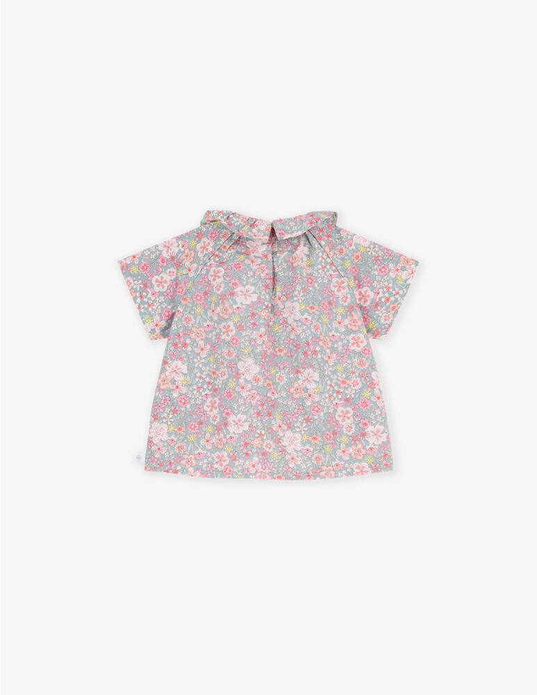 Petit Bateau Blusa maniche corte a fiori - immagine 2