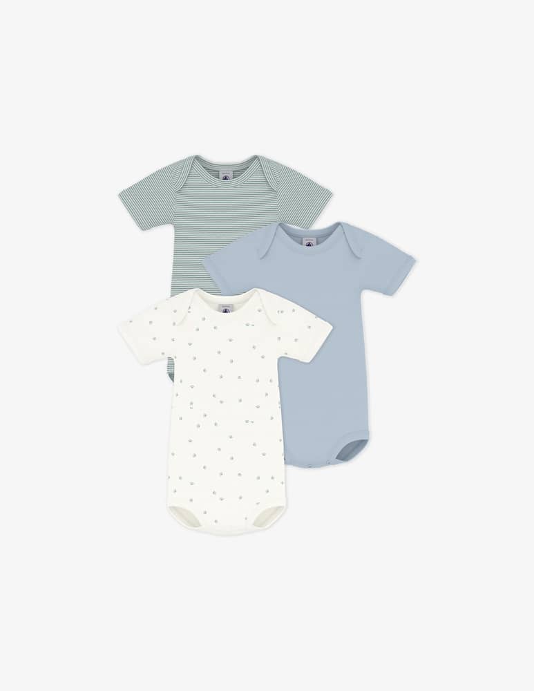 rinascente Petit Bateau Body a manica corta set 3