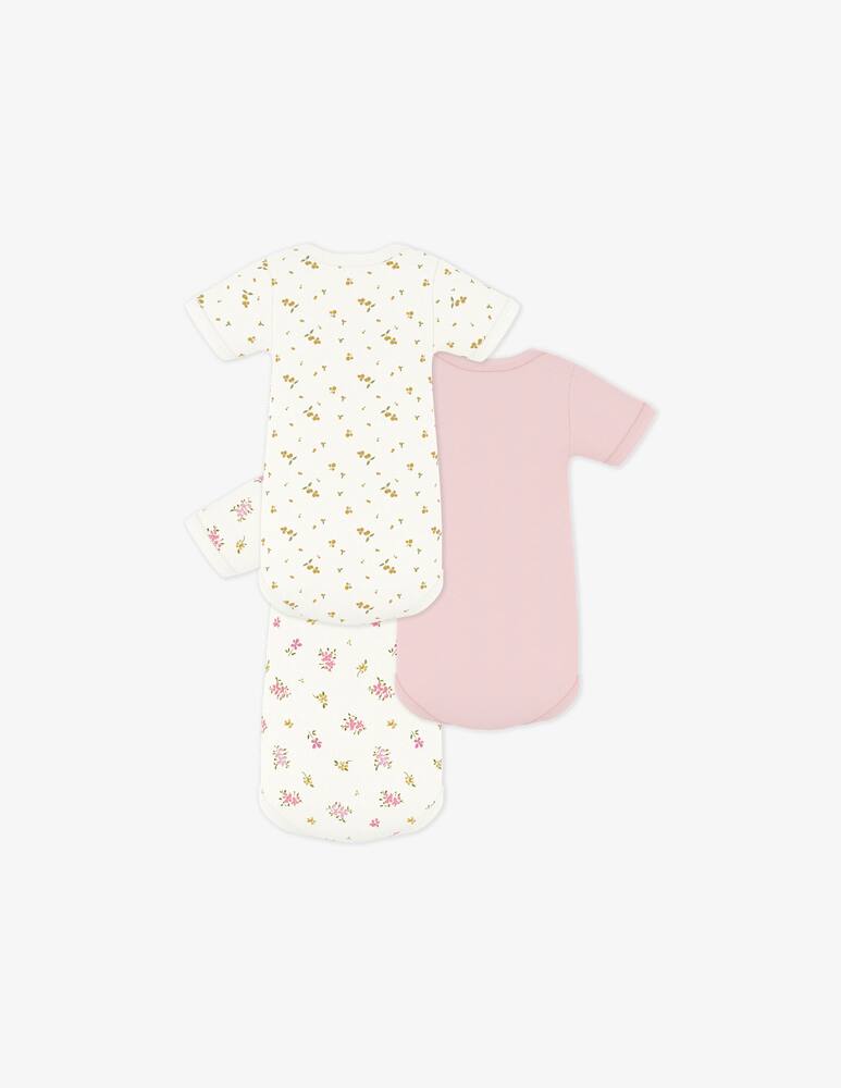 Petit Bateau Body a maniche corte set 3 - immagine 2 Petit Bateau Body a maniche corte set 3 - immagine 2