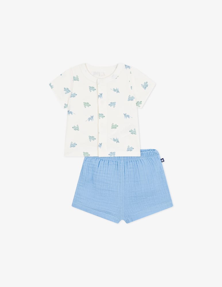 rinascente Petit Bateau Set due pezzi floreale