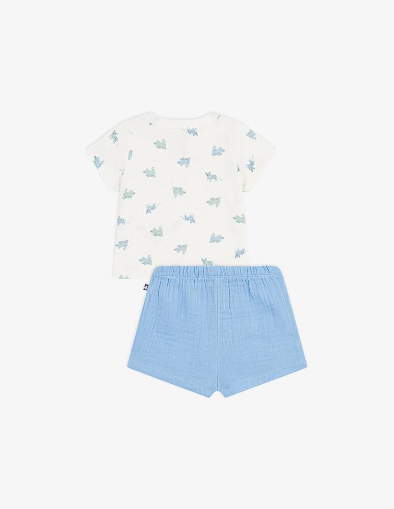 rinascente Petit Bateau Set due pezzi floreale