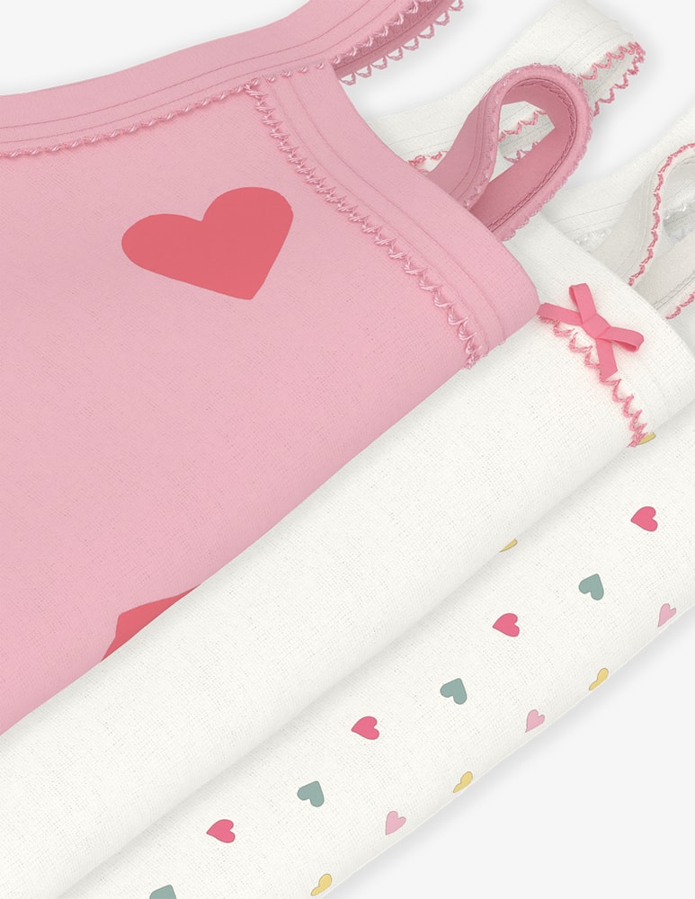 Petit Bateau Bodies a bretelle 3 pack - immagine 3 Petit Bateau Bodies a bretelle 3 pack - immagine 3