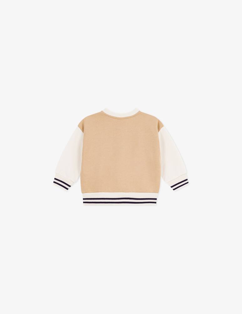 rinascente Petit Bateau Teddy varsity jacket