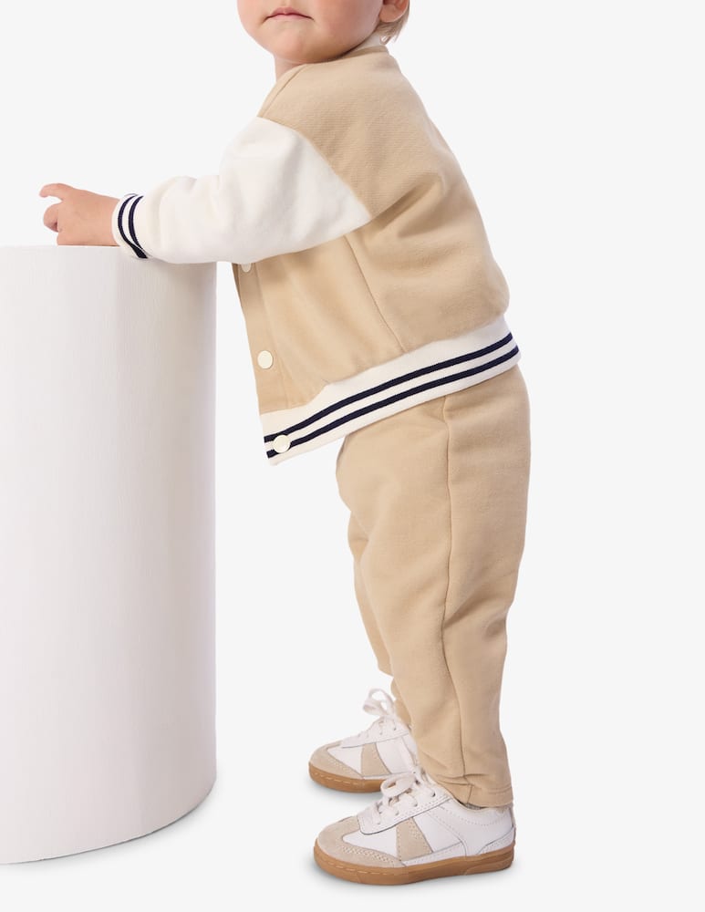 rinascente Petit Bateau Teddy varsity jacket