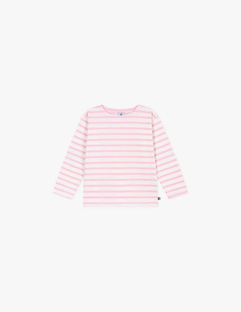 Petit Bateau Maglia righe con cuore - immagine 1 Petit Bateau Maglia righe con cuore - immagine 1