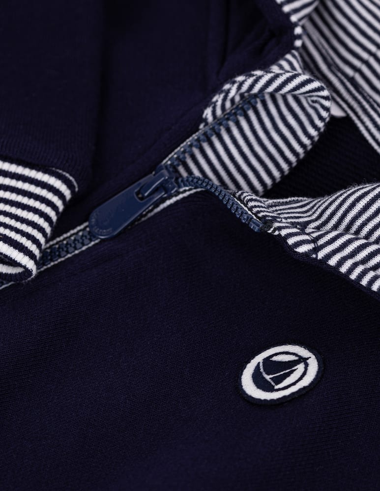 rinascente Petit Bateau Stripe detail hoodie