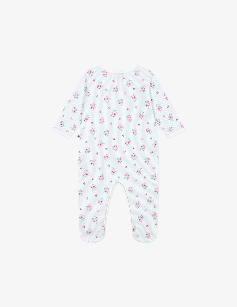 rinascente Petit Bateau Floral sleepsuit