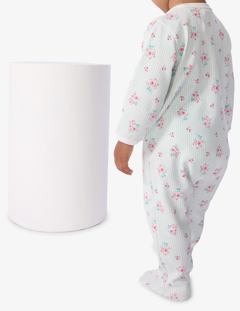 Petit Bateau Pigiama fiori y mar - immagine 4 Petit Bateau Pigiama fiori y mar - immagine 4