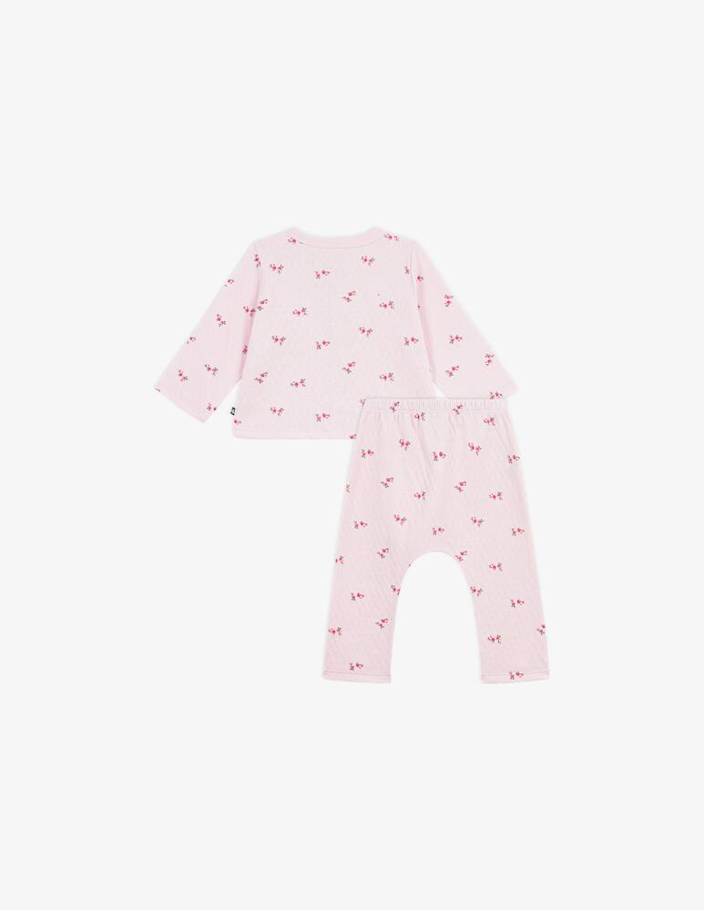 rinascente Petit Bateau Floral print baby set