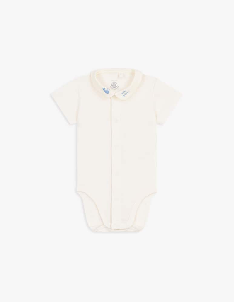 Petit Bateau Whale collar bodysuit - picture 1 Petit Bateau Whale collar bodysuit - picture 1
