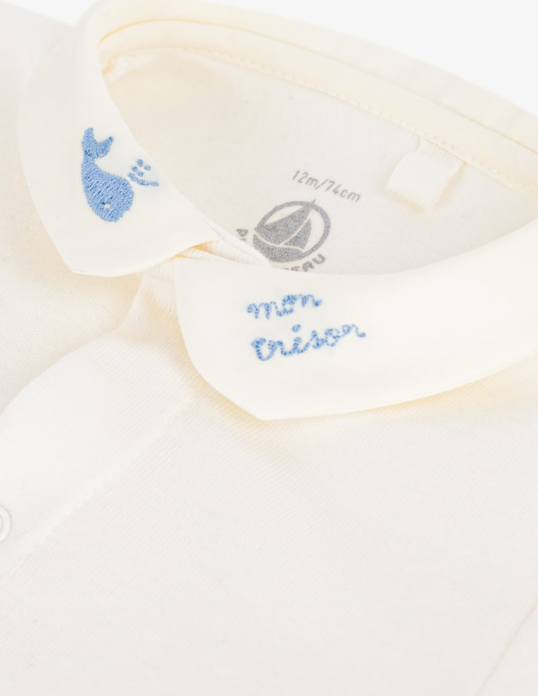 rinascente Petit Bateau Body a manica corta con colletto