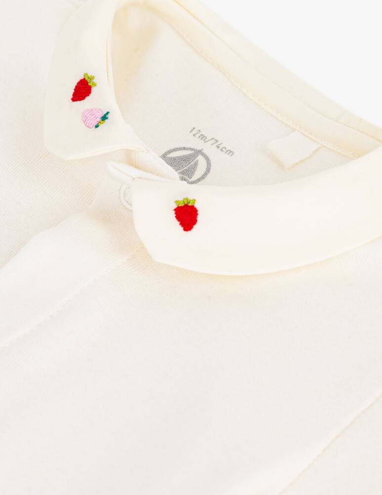 Petit Bateau Collared strawberry bodysuit - picture 3 Petit Bateau Collared strawberry bodysuit - picture 3