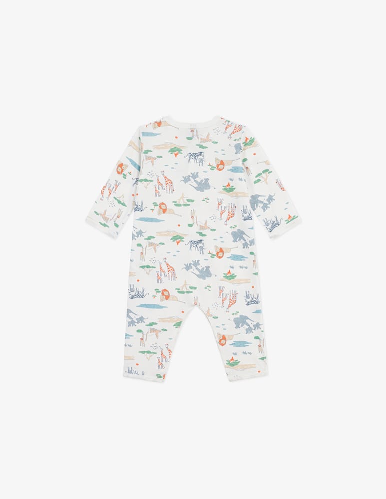 Petit Bateau Jungle print sleepsuit - picture 2 Petit Bateau Jungle print sleepsuit - picture 2