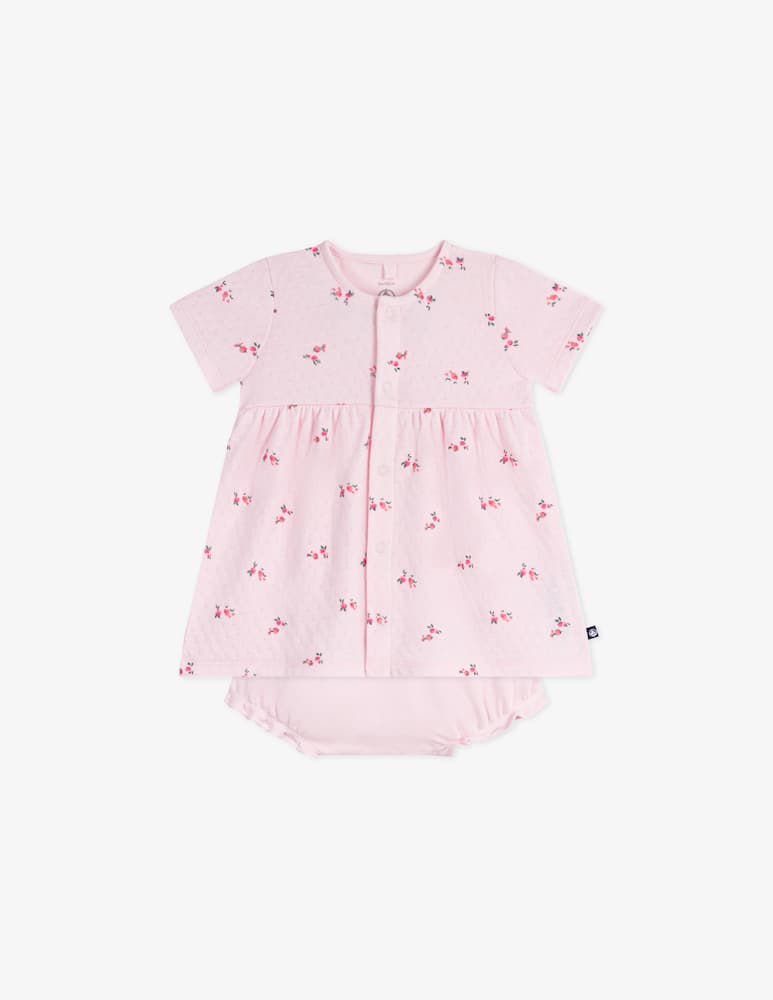 rinascente Petit Bateau Floral dress and bloomer set