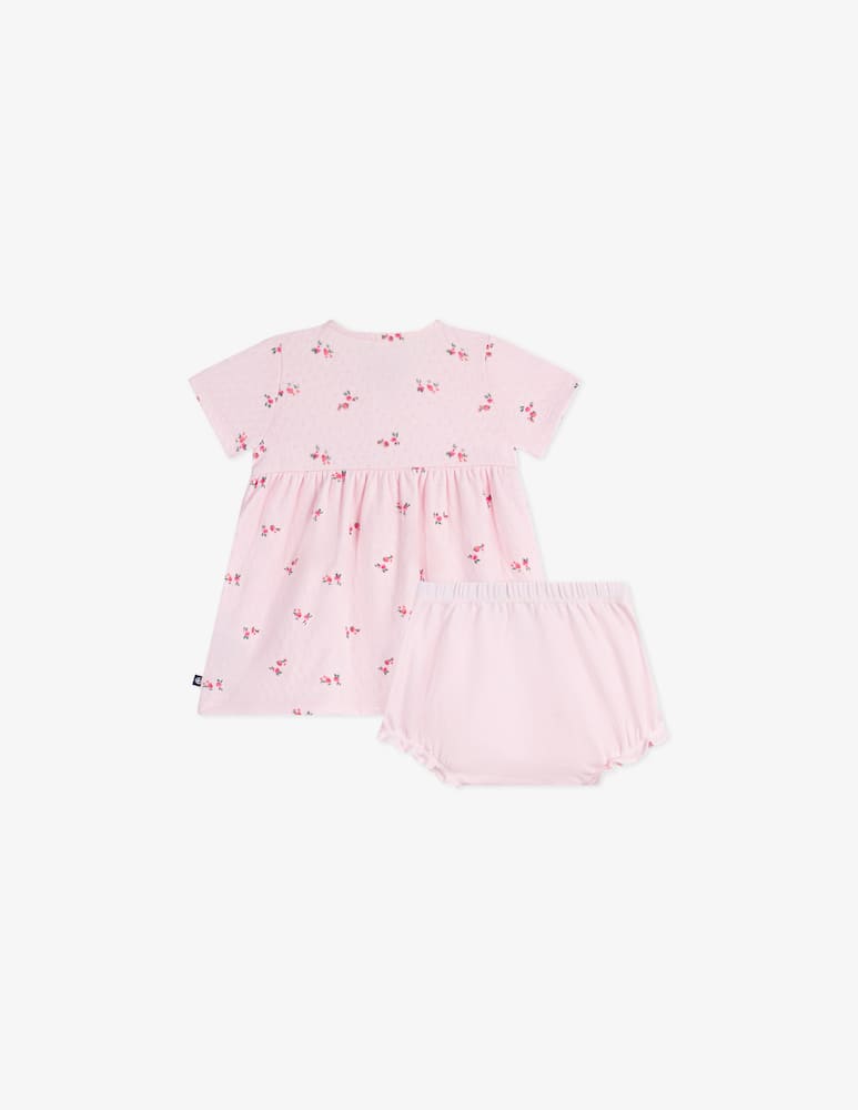 rinascente Petit Bateau Floral dress and bloomer set