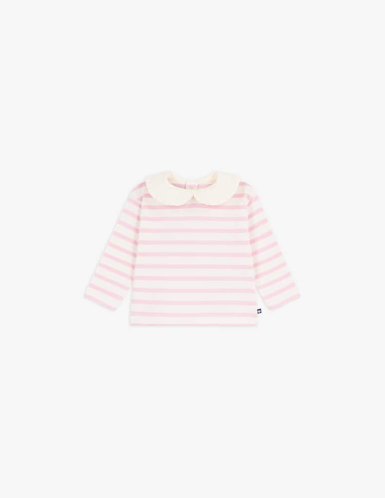 rinascente Petit Bateau Peter Pan collar top