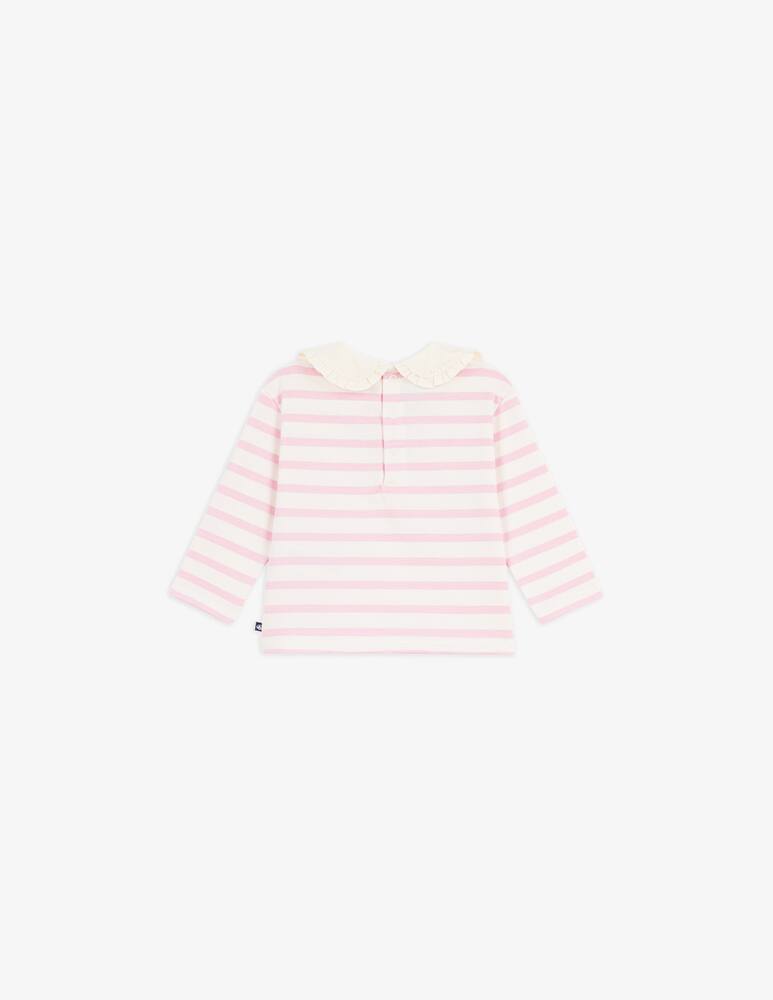 rinascente Petit Bateau Peter Pan collar top