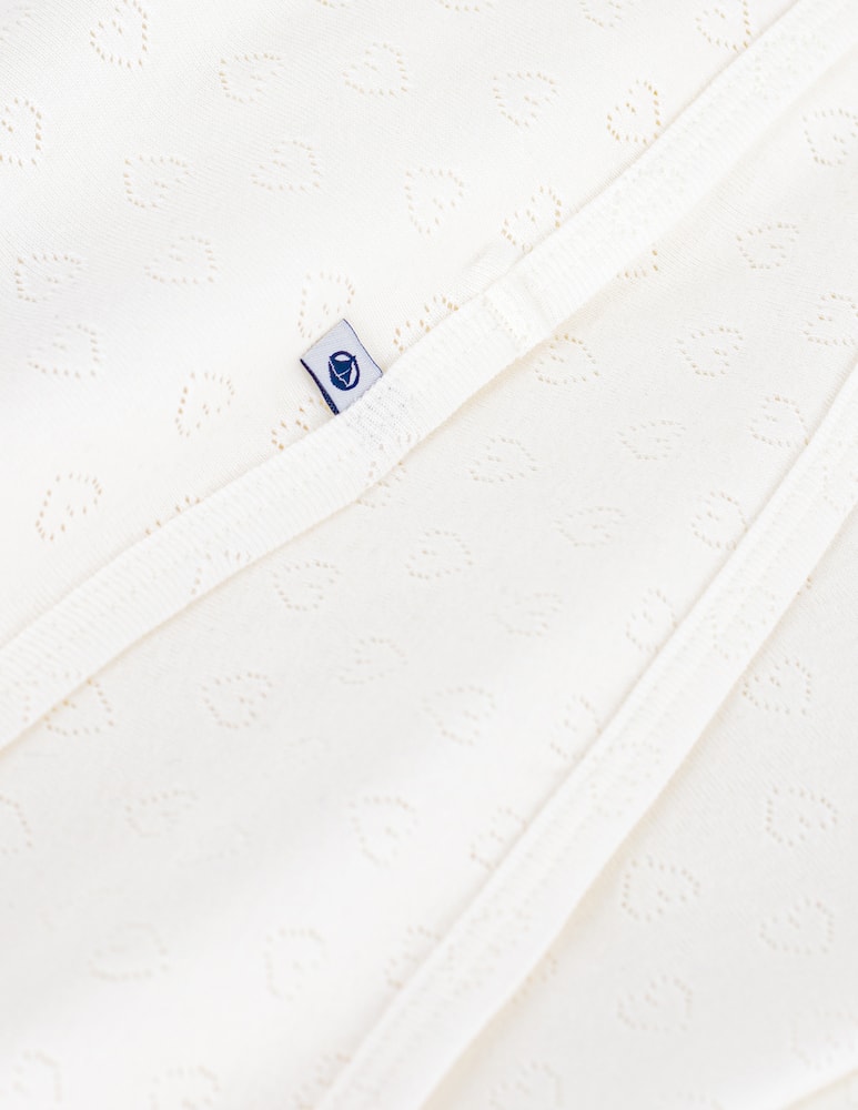 rinascente Petit Bateau Heart pattern blanket