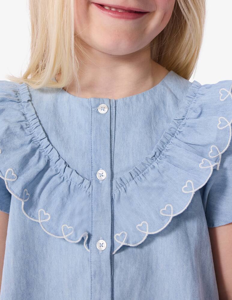 rinascente Petit Bateau Ruffle heart blouse