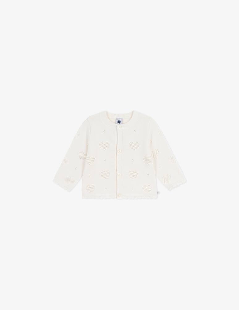 Petit Bateau Cardigan marshmallow - immagine 1 Petit Bateau Cardigan marshmallow - immagine 1
