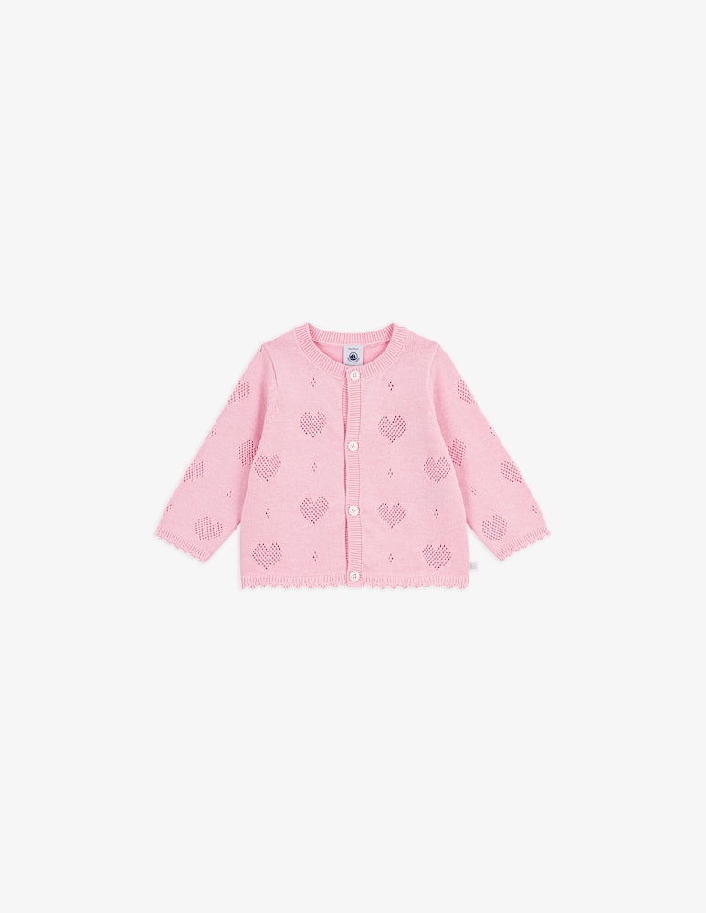 rinascente Petit Bateau Cardigan Marshm Hearts