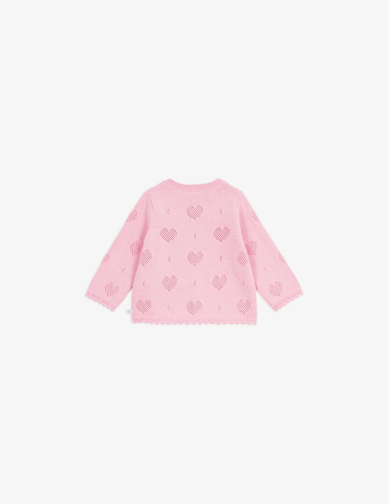 rinascente Petit Bateau Cardigan Marshm Hearts