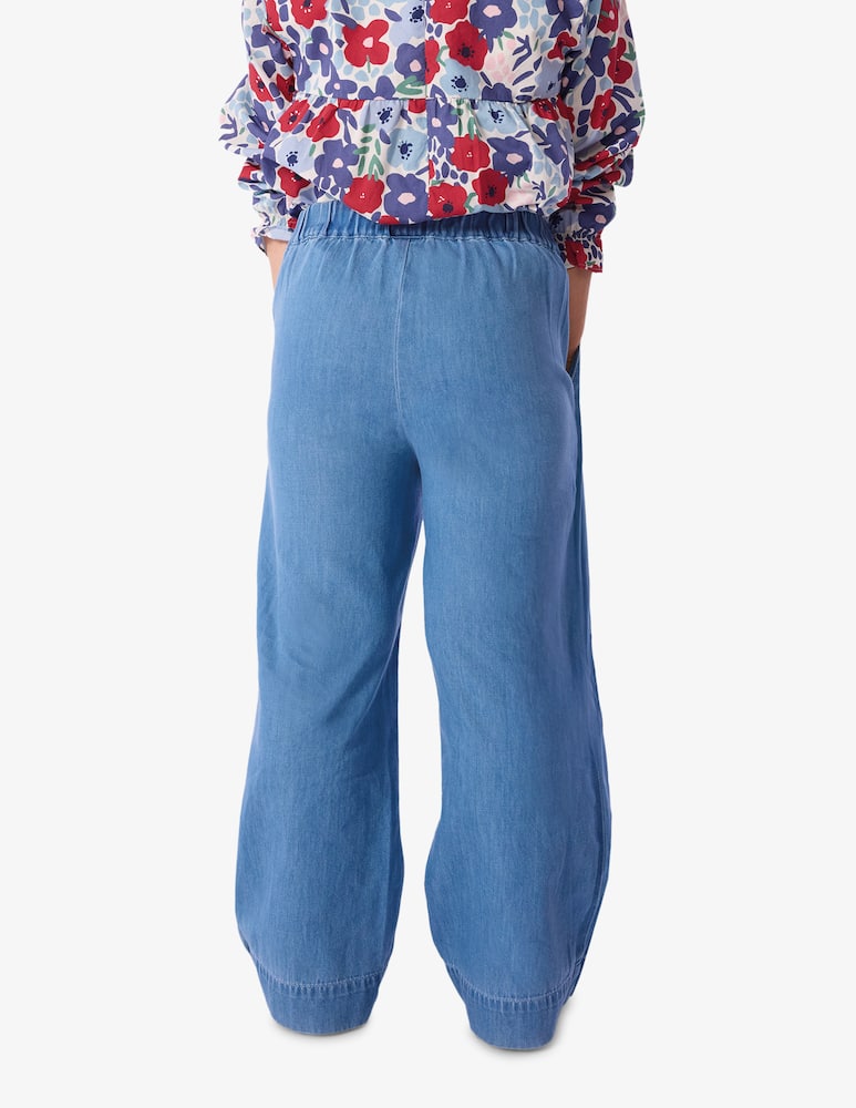 rinascente Petit Bateau Wide-leg denim trousers