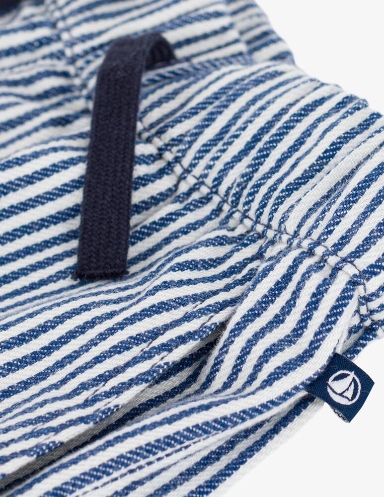 rinascente Petit Bateau Striped cotton trousers