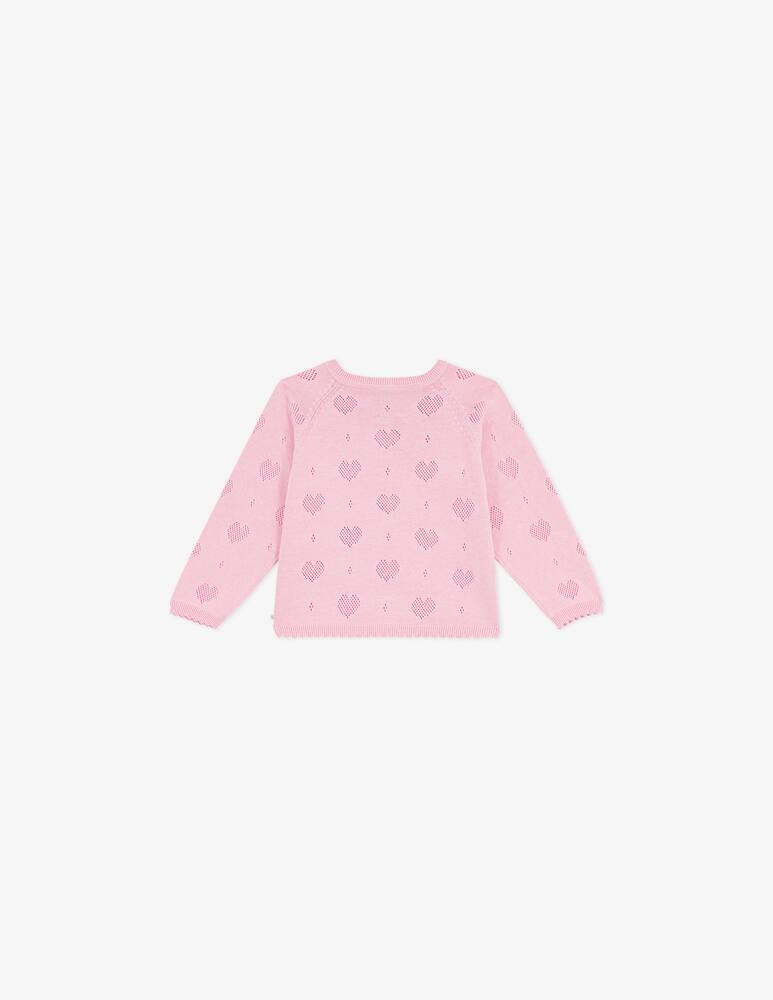 rinascente Petit Bateau Heart knit cardigan