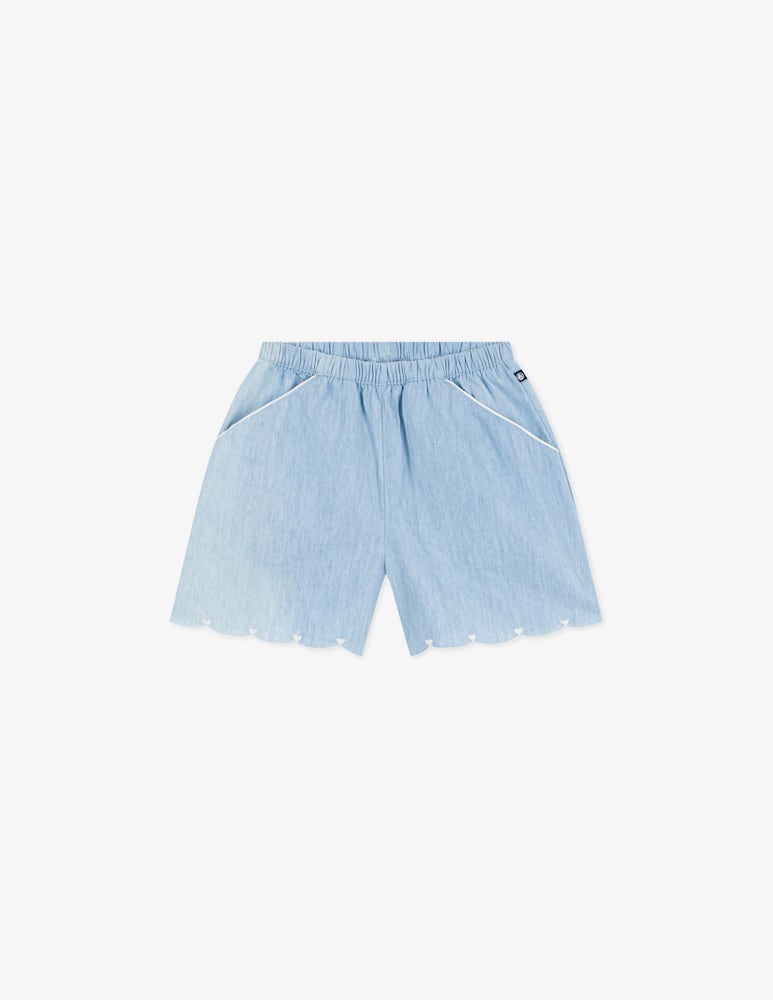 rinascente Petit Bateau Shorts con bordo smerlato