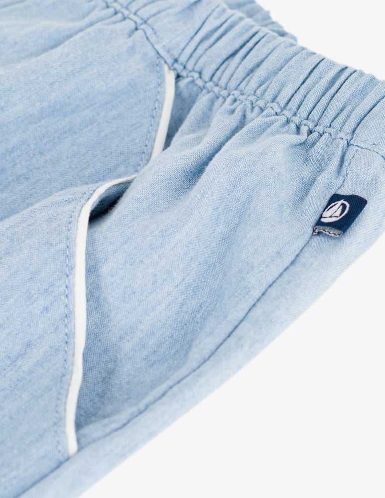 rinascente Petit Bateau Shorts con bordo smerlato