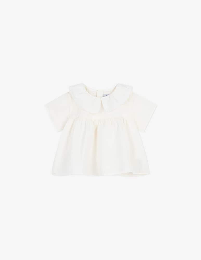 rinascente Petit Bateau Peter pan collar blouse