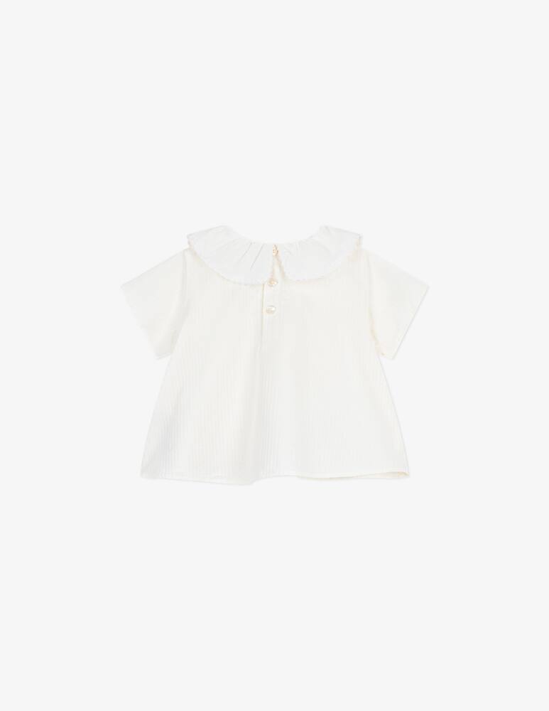rinascente Petit Bateau Peter pan collar blouse