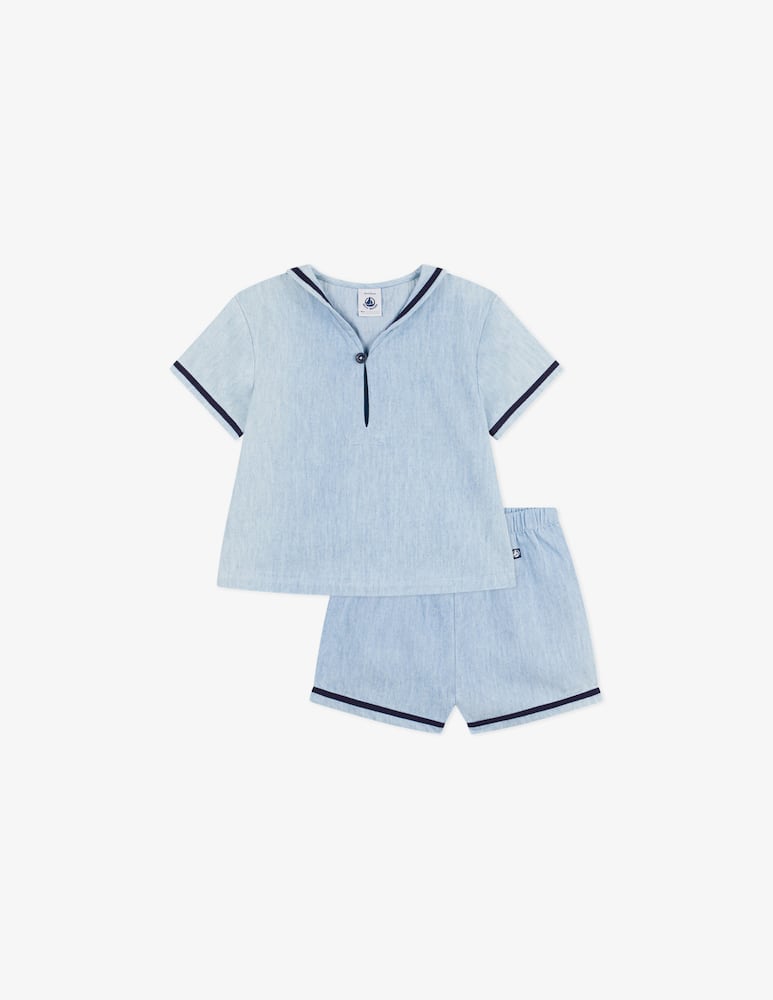 rinascente Petit Bateau Ensemble 2 pezzi blu