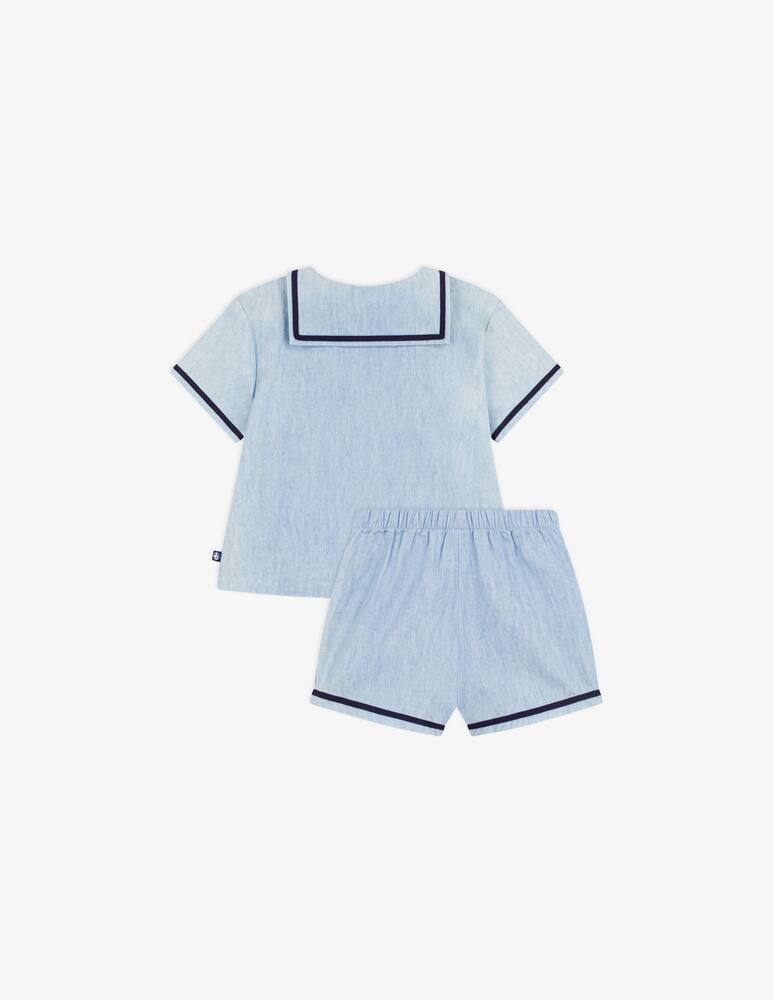 rinascente Petit Bateau Ensemble 2 pezzi blu