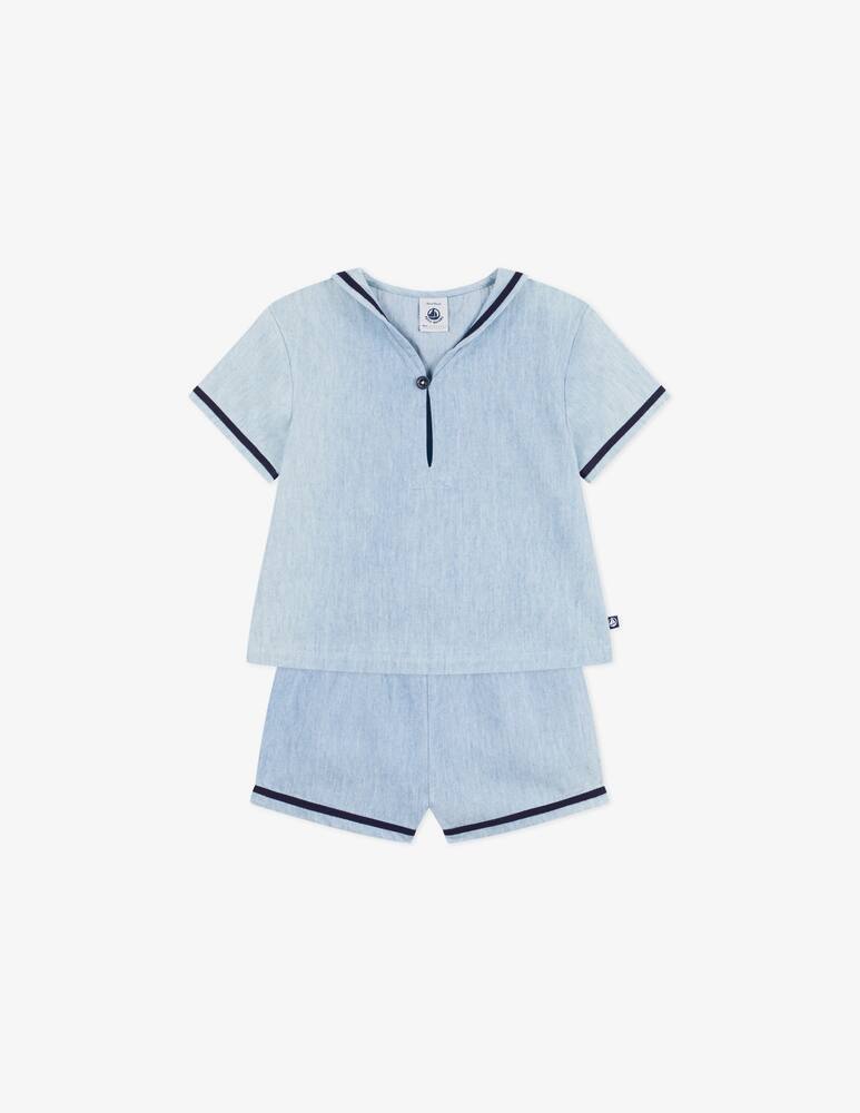 rinascente Petit Bateau Ensemble 2 pezzi blu