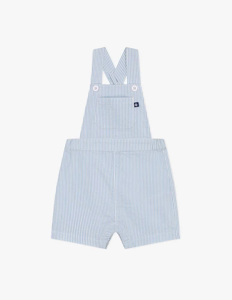 Petit Bateau Salopette corta rigata - immagine 1 Petit Bateau Salopette corta rigata - immagine 1